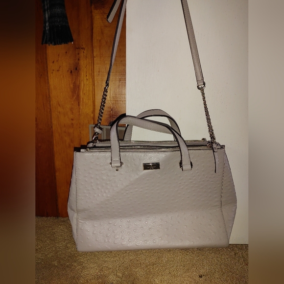 Kate Spade Bristol Drive Loden Ostrich Embossed Satchel - Picture 3 of 16